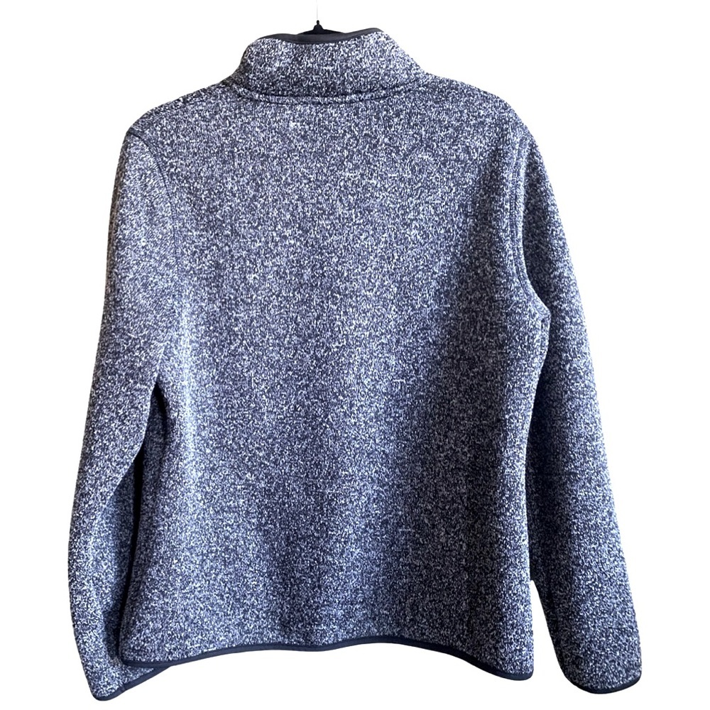 Swiss Tech Women’s Jacket 12/14 Knit Fleece Lined Full Zip Pockets Gray Black - Picture 5 of 8